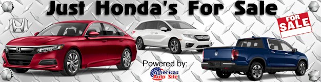 Just Honda's For Sale